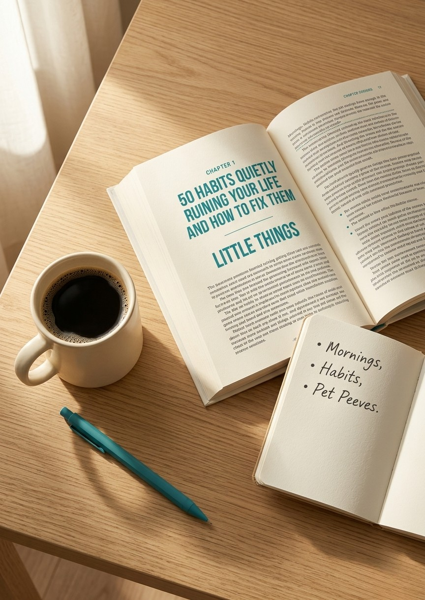 Petty Little Things open book